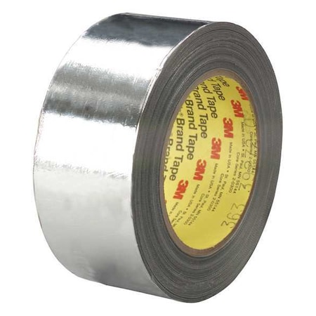 3M FoilTape, Aluminum, Silver, 36ydL, 1inW, PK36 363