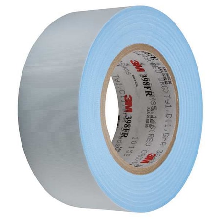 3M Cloth Tape, White, 36 yd L, 2 in W, PK24 398FR