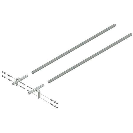Cotterman Track Section, 3 ft., Steel GT1003-DT-KIT