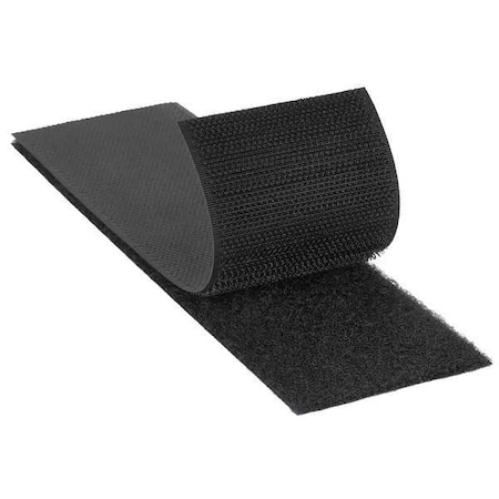 3M Reclosable Fastener, No Adhesive, 150 ft, 1 in Wd, Black, 12 PK SJ3402