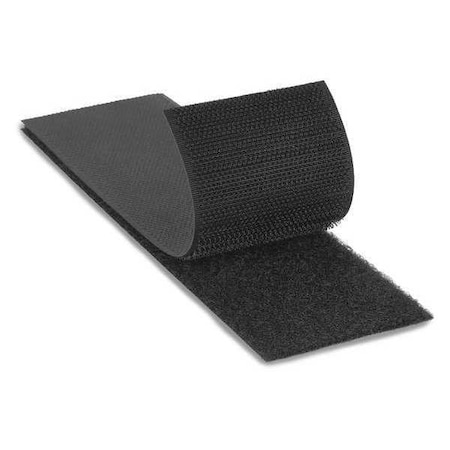 3M Reclosable Fastener, No Adhesive, 150 ft, 1 in W, Black, 12 PK SJ3419FR