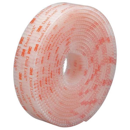 3M Reclosable Fastener, Acrylic Adhesive, 150 ft, 3/4 in W, Clear, 2 PK SJ3560