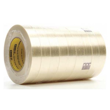 Scotch Filament Tape, Clear, 15/16in x 60yd, PK36 880