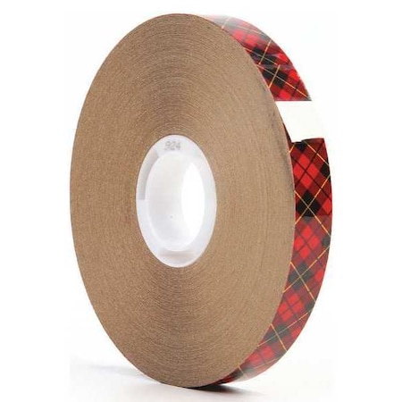 3M Transfer Tape, Transparent, 60 yd L, 1/2 in W 924