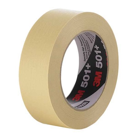 3M Painter's Tape, 48 mm W x 55 m L, 7.3 mil Thick, Tan, Rubber Adhesive 501+
