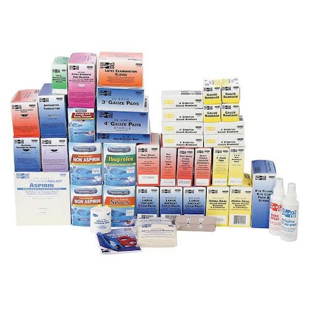 First Aid Only Complete Refill or Kit, Not Applicable Not Applicable, 3,051 Components, 200 People Served 6195R