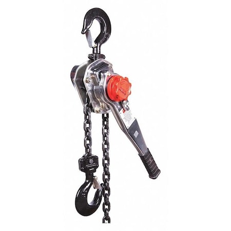 DAYTON Lever Chain Hoist, 6,000 lb Load Capacity, 10 ft Hoist Lift, 1 29/64 in Hook Opening 29XP42