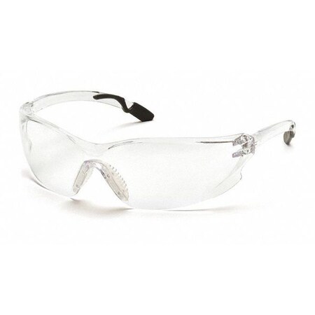 Pyramex Polarized Safety Glasses, Achieva, Clear Anti-Fog, Scratch-Resistant Lens, Polycarbonate, Clear SG6510ST