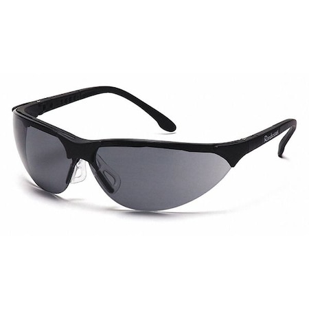 Pyramex RENDEZVOUS(R), Safety Glasses, Anti-Fog & Anti-Scratch, Gray Lens, Black Frame, Half-Frame SB2820ST