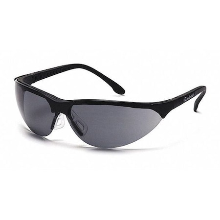 Pyramex RENDEZVOUS(R), Safety Glasses, Anti-Scratch, Gray Lens, Black Frame, Half-Frame SB2820S