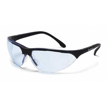 Pyramex Rendezvous, Safety Glasses, Scratch-Resistant, Blue Lens, Black Frame, Half-Frame SB2860S