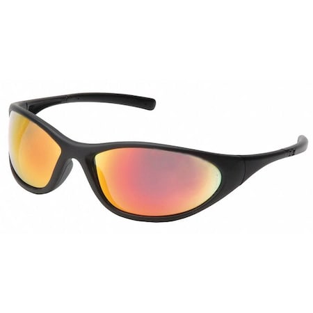 Pyramex Zone II, Blue Mirror Lens and Temples, Ice Orange Mirror Scratch-Resistant SB3345E