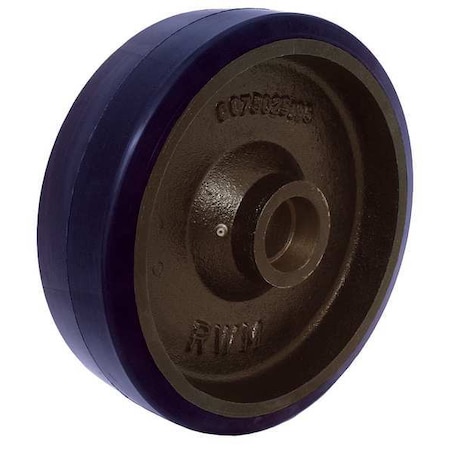 Zoro Select Caster Wheel, Polyurethane, 8 in., 3500 lb. UIR-0840-20