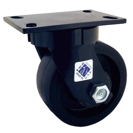 Rwm Kingpinless Swivel Plate Caster, 2500 lb. 75-UIR-0830-S