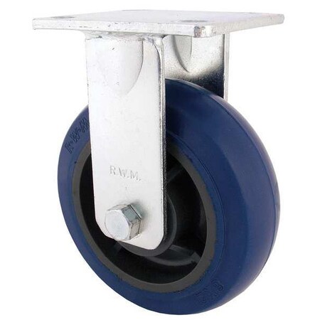 Rwm Rigid Plate Caster, Polyurethane, 1000 lb. 46-UPR-0820-R