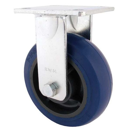 Rwm Rigid Plate Caster, Phenolic, 6 in, 1200 lb 65-DUR-0620-R