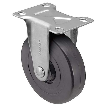 Colson 4" X 15/16" Non-Marking Rubber Soft Rigid Caster, No Brake, Loads Up To 125 lb PRI40120ZN-3R