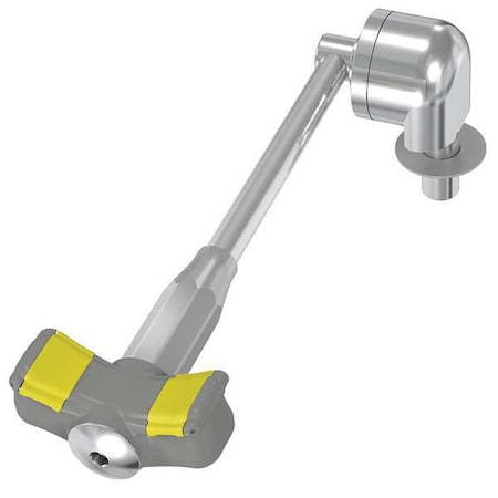 Bradley Plumbed Eyewash, Counter Mount, Plumbed, 2 5/12 in H., 4 in W S19274HD