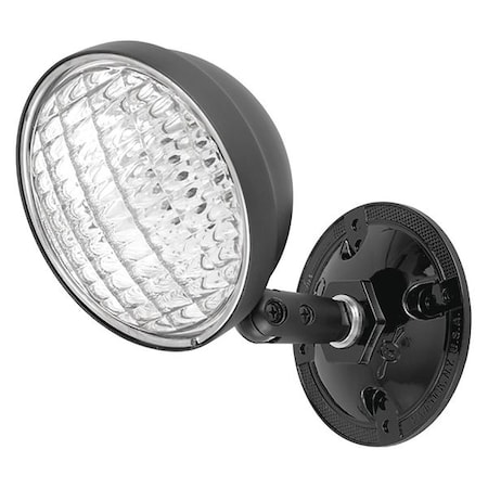 Dual-Lite Light 5W Single Black Outdoor Spot 6V OMSSB0605
