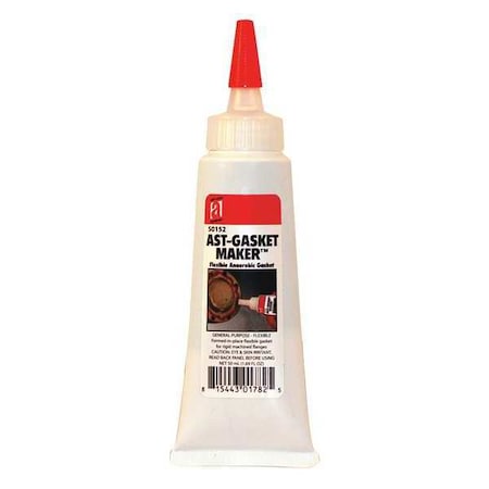 Anti-Seize Technology Slow Dry Flexible Cure Anaerobic Gasket Sealant, 50 mL, Temp Range -65 Degrees  to 300 Degrees F 50152