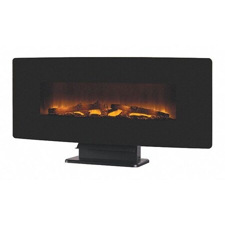Muskoka Fireplace, Elect, Curved Wall Mnt, Blk, 42" 310-42C-10