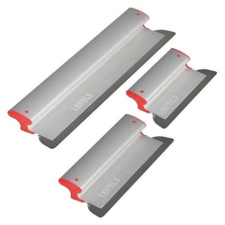 Level 5 Tools Drywall Skimming Blade Set, 10" 16" 24" 5-443