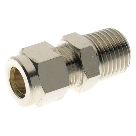 Aignep Usa Compression Fitting Adapter, 8mmx1/8M, PK5 10480NO-8-1/8