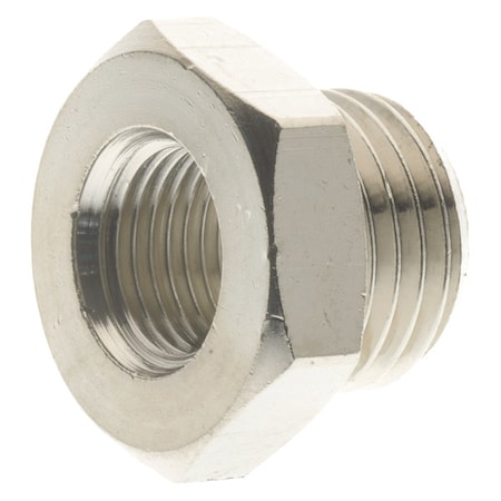 Aignep Usa Reducing Pipe Coupling, 3/8 M x 1/4 F, PK5 2090-3/8-1/4