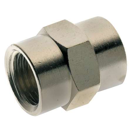 Aignep Usa Pipe Coupling, Female 1/2 BSPP, PK5 3000-1/2