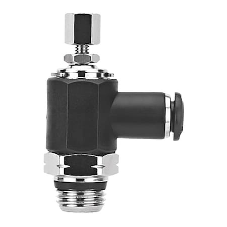 Aignep Usa Tube Fitting Adapter, 4mm Tb x 1/8 55905-4-1/8