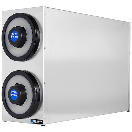 Zoro Select Beverage Dispenser Cabinet, 16in H, Silver C2802