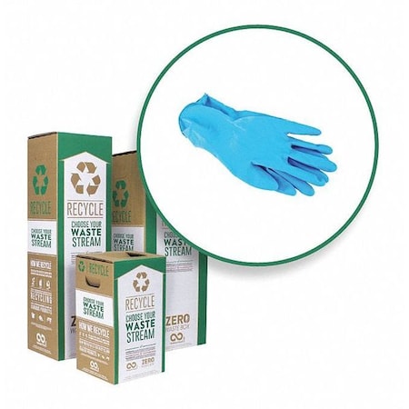 Zero Waste Box Nitrile Gloves Box, M CS123-M
