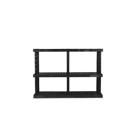 Spc Industrial Dura-Shelf Adjustable Grid Top, 16 in D, 66 in W, 48 in H, 3 Shelves AS6616X3