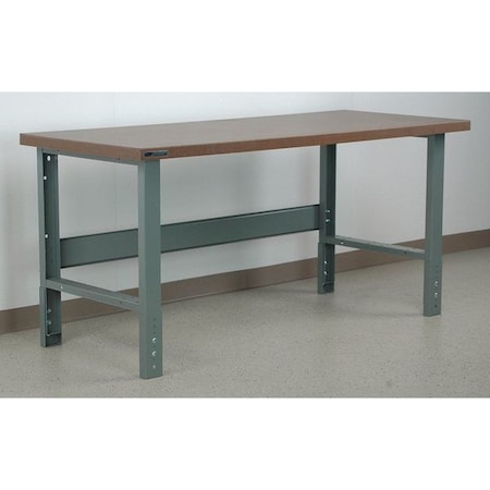 Stackbin Bolted Workbenches, 60" W, Adjustable Height, 3500 lb. H6030-3505