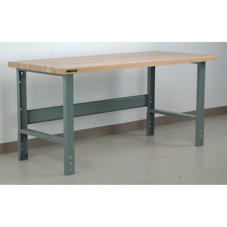 Stackbin Bolted Workbenches, 60" W, Adjustable Height, 3500 lb. A6030-3505