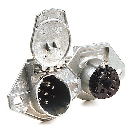 Grote Socket, Split-Pin, Die-Cast, 7 Pole 82-1002