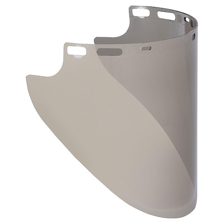 Jackson Safety Face Shield Visor, Gray Visor, 10 in Height 29075