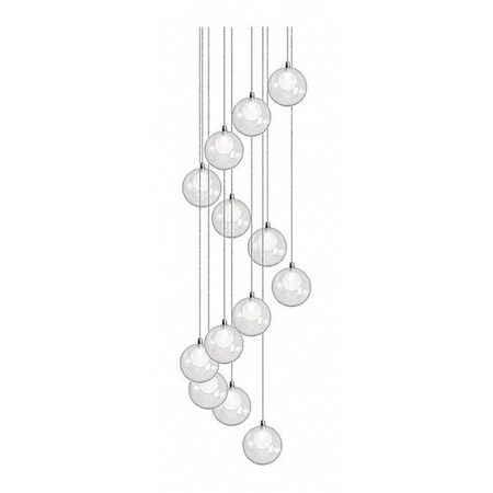 Radionic Hi-Tech Pendant, Cascade, City Chic, 13-Light K_PEN_7518