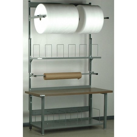 Stackbin Double Deck Packing Work Bench, 72" W, 1000 lb. 4-6PACK10-H