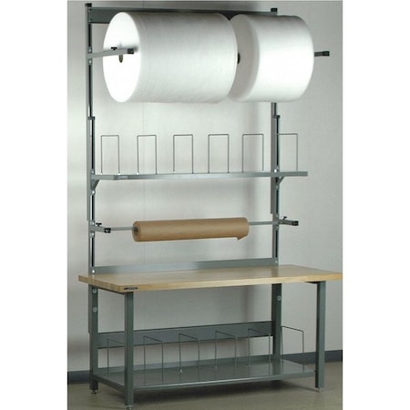 Stackbin Double Deck Packing Work Bench, 72" W, 1000 lb. 4-6XPACK10-M