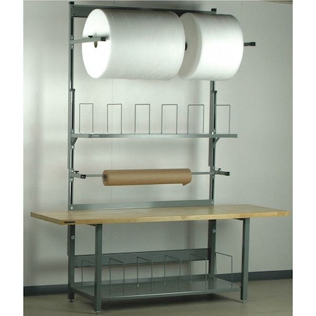 Stackbin Double Deck Packing Work Bench, 96" W, 1000 lb. 4-8XPACK10-M