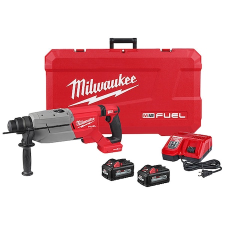 Milwaukee Tool M18 FUEL 1-1/4 in. SDS-Plus D-Handle Rotary Hammer with ONE-KEY Kit 2916-22