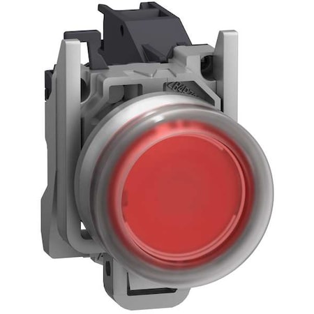 Schneider Electric Push Button Operator, 22 mm, 1NC, Red XB4BP42GEX