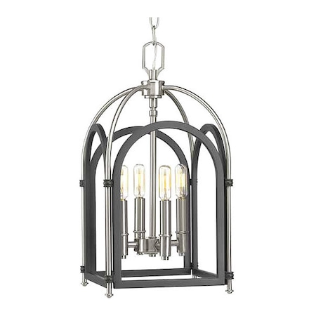 Progress Lighting Westfall Four-Light Foyer Pendant, Color: Gray P500038-143