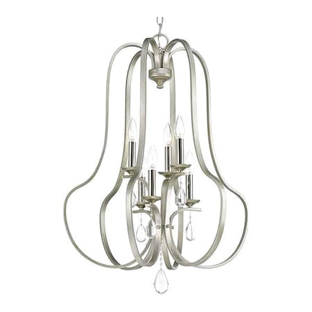 Progress Lighting Anjoux Six-Light Pendant, Color: Gray P500100-134
