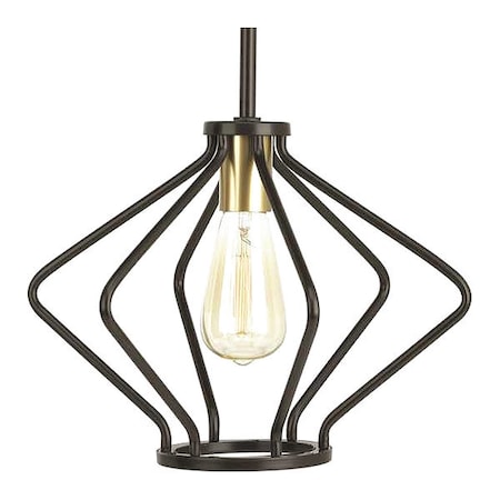 Progress Lighting Hangar Mini-Pendant, Color: Brown P500115-020