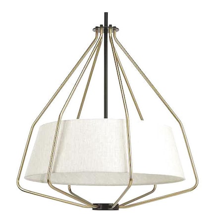 Progress Lighting Hangar Three-Light Pendant, Color: Brown P500117-020