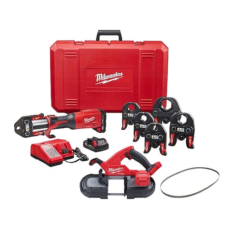 Milwaukee Tool Press Tool Kit, Band Saw and Blades 2922-22, 2829-20, 48-39-0529