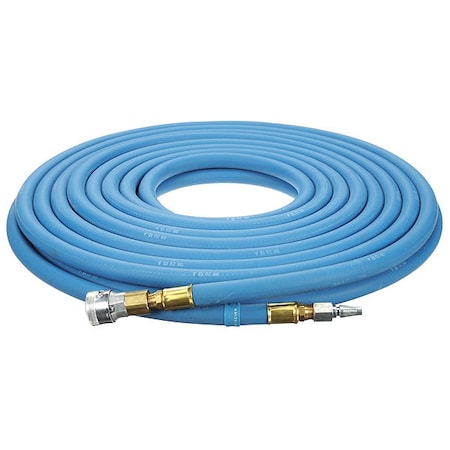 3M Supplied Air Hose, 100 ft., 3/8" dia., Blue W-9445-100