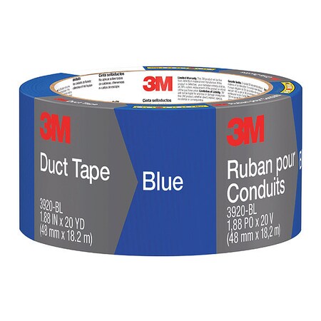 3M Blue Duct Tape 3920-BL, 1.88"x20ydPK12 3920-BL